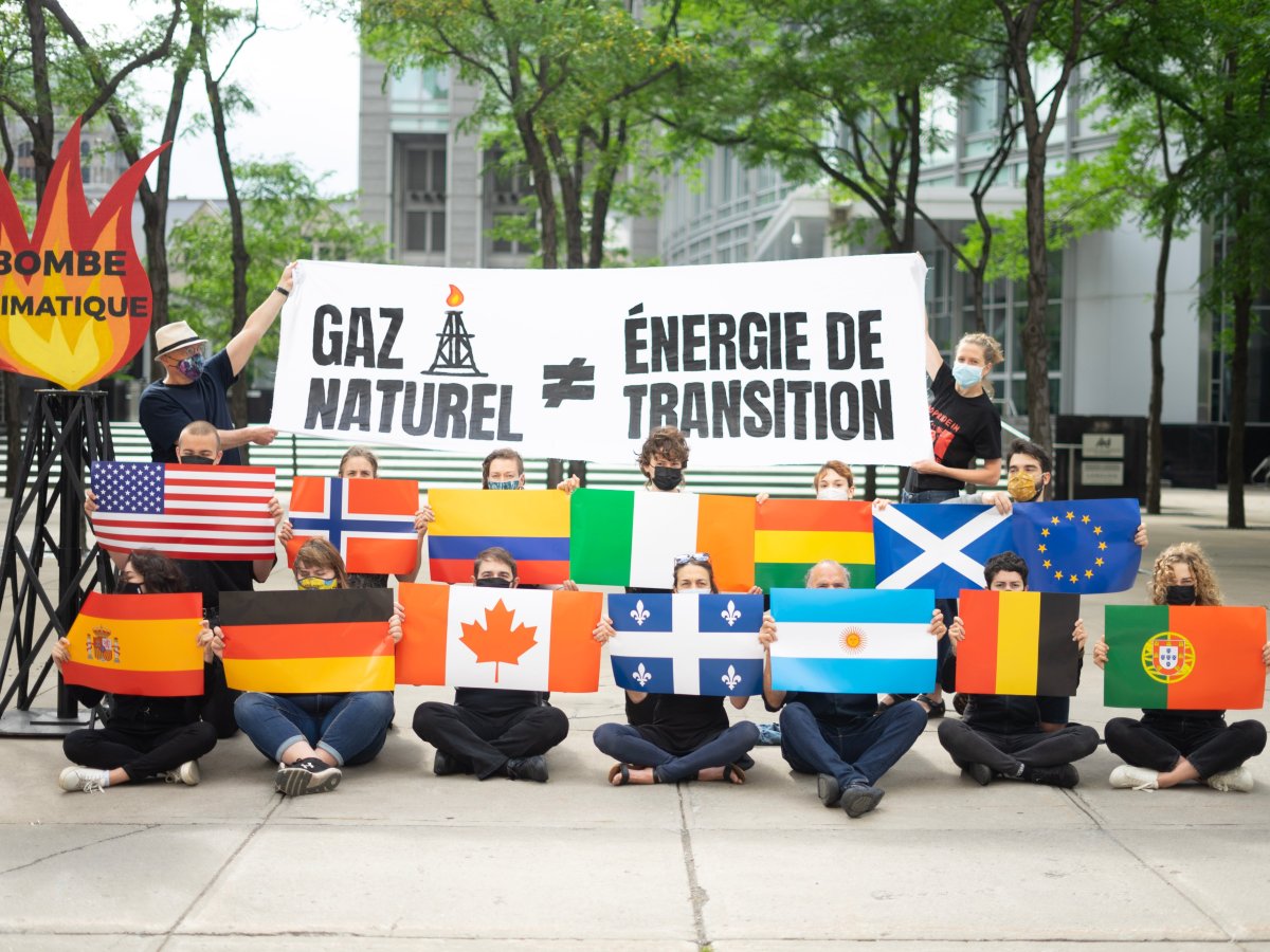 Des groupes demandent le rejet de tout futur projet lié au gaz naturel au&nbsp;Québec