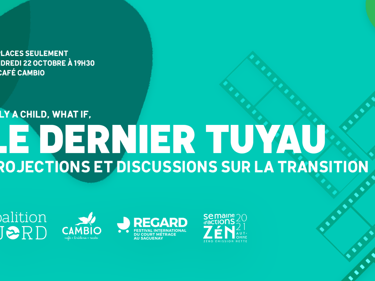 Le Dernier Tuyau, projections et discussions sur la&nbsp;transition